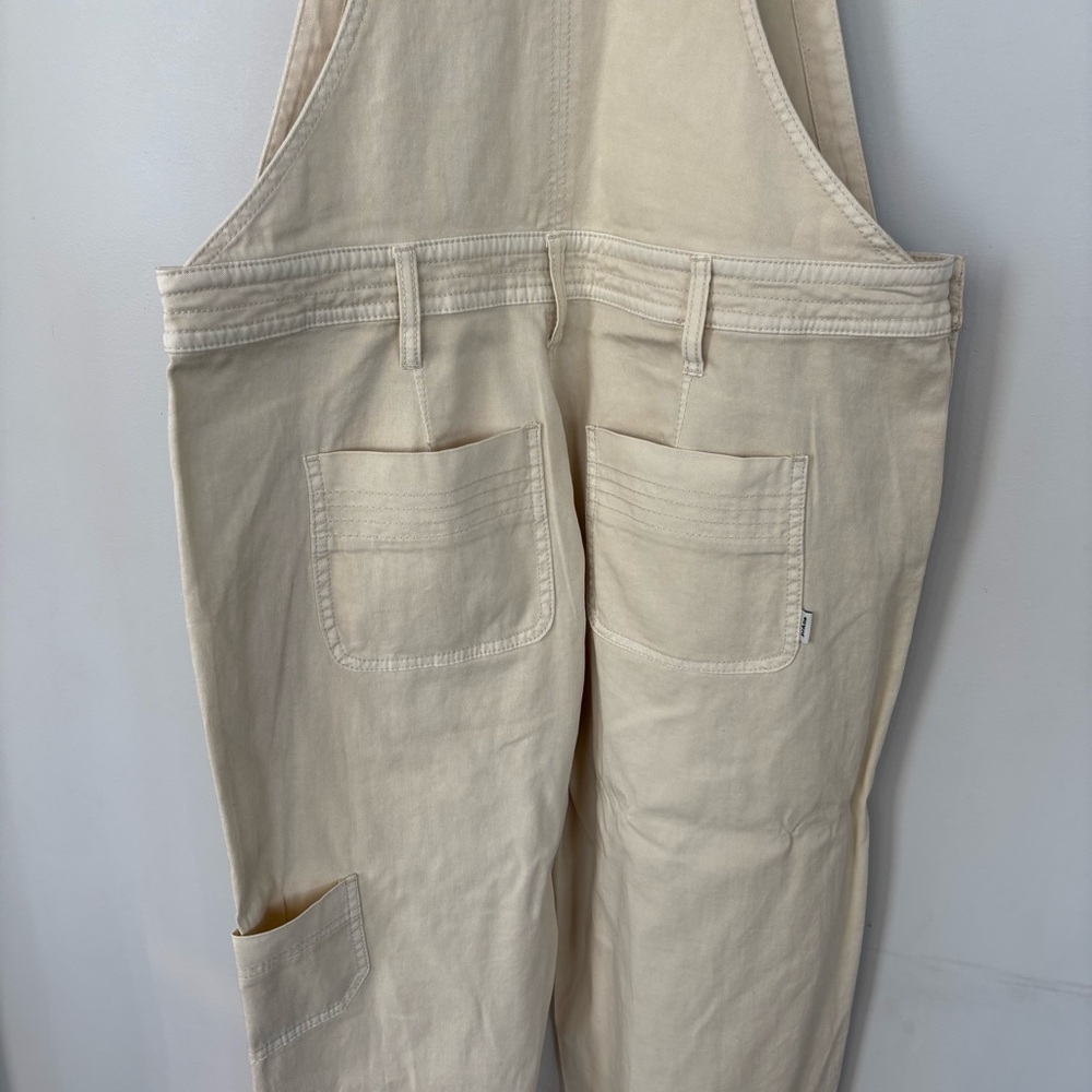 Prana Cream Denim‎ Overalls Size XL - Picture 6 of 9
